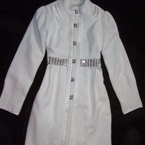 Boston proper Wedding Evening Coat size XS White